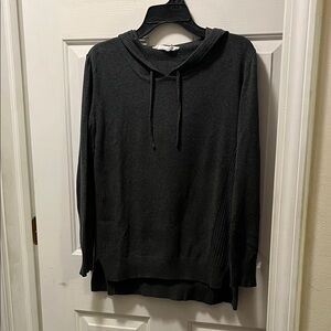 Charcoal Grey Hooded Sweater